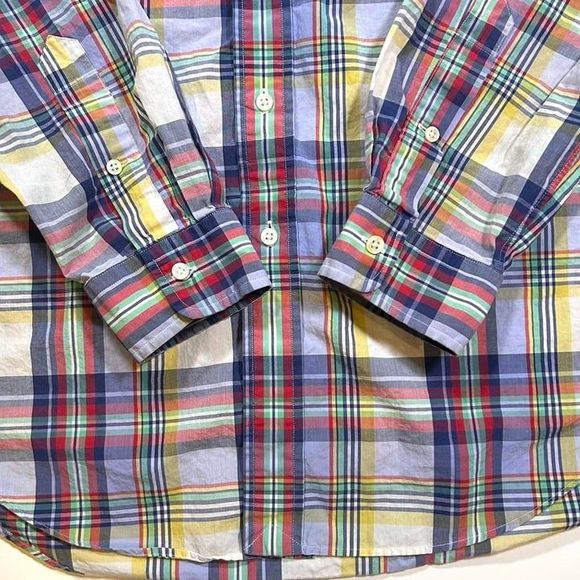 Vintage Ralph Lauren Classic Fit Plaid Button Down‎ Dress Shirt Mens Large - Picture 4 of 8